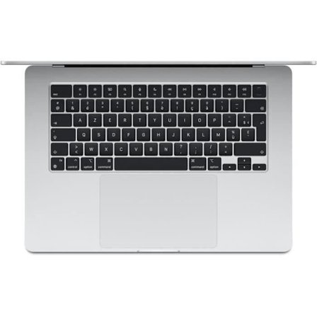 Apple - 15" MacBook Air M3 (2024) - RAM 8Go - Lager 512Go - Sølv - AZERTY (2024) - Refurbished - Fremragende stand - Grade A+