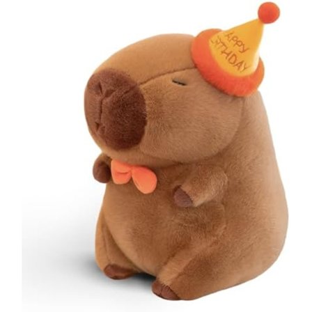 30cm Sød Glad Fødselsdag Kapibara Plys Blød Kapibara Fyldt Dyr Kawaii Kapibara Plushie Fyldte Legetøj Gave til Børn