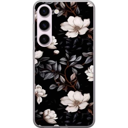 Samsung Galaxy S23 Gjennomsiktig deksel Floral