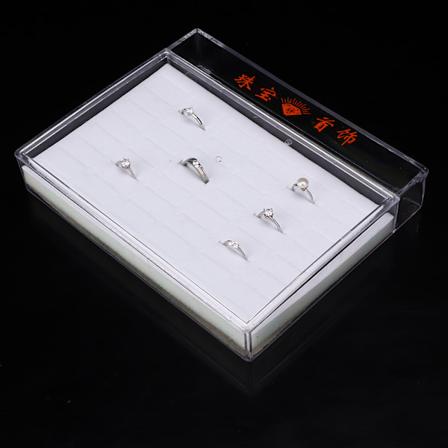 Ringer Displaybrett Stor Kapasitet Smykker Ring Oppbevaringsboks Display Etui Beholder