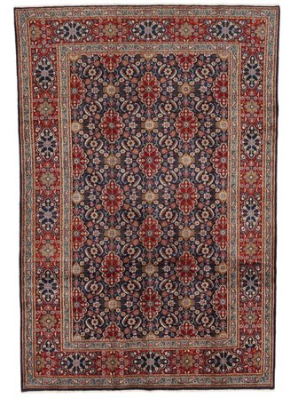 Moud Sherkat Farsh Rug Oriental Black/Brown (Wool, Persia)