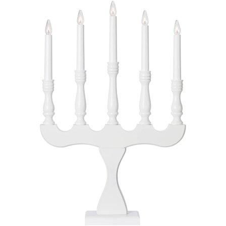 Markslöjd - Adventstake Svaneholm 5 Hvit