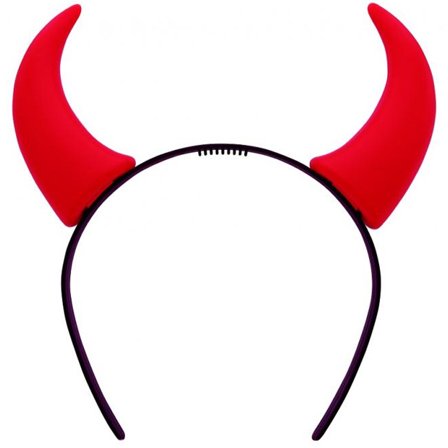 Djävulshorn Diadem/Hårband - Partyninja.se