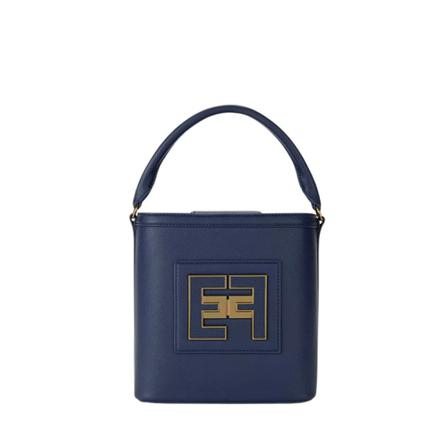 Elisabetta Franchi, Bucket bag Niebieski, Kobieta, Rozmiar: ONE Size