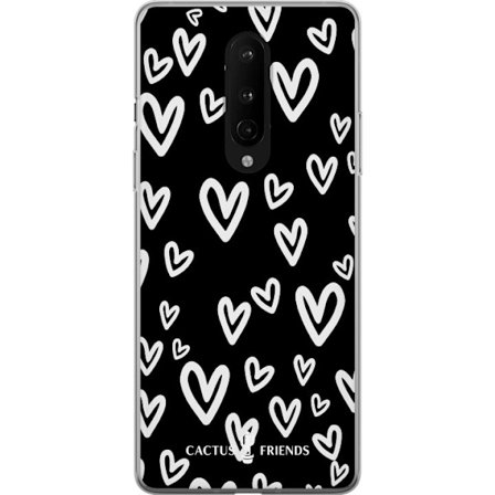 Yhteensopiva Puhelinkuori OnePlus OnePlus 8 Cactus and Friends - Handdrawn Love Chaos