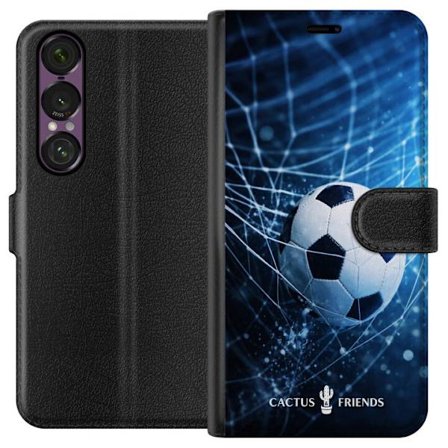 Kompatibel Tegnebogsetui til Sony Sony Xperia 1 VII Cactus and Friends – GoalRush