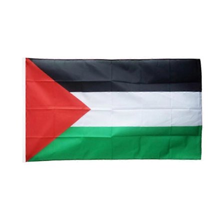 Palestinas flagga broderad, polyestertyg 90*150cm