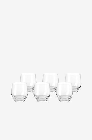 Leonardo - WH Tumblerglass PUCCINI 6-pk - Transparent - Drinkglass & shotglass - Fra Homeroom