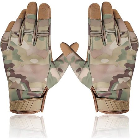 ING Taktiske Handsker med Touchscreen Fuld Fingerbeskyttelse Bløde Arbejds- og Motorcykelhandsker Størrelse L til Aktiviteter og Sikkerhed under 