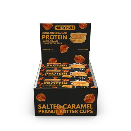 Låda Nutry Nuts Protein Peanut Butter Cups 42 g