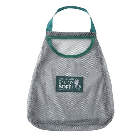 Bærbar nettpose for frukt og grønnsaker, veggmontert oppbevaring