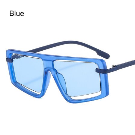 Solbriller for kvinner Oversized BLÅ BLÅ