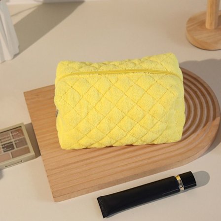 Bomull Case Kosmetikväska GUL