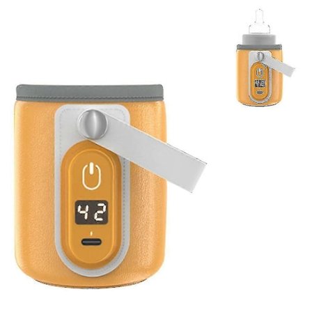 USB Bærbar Flaskevarmer Til Baby Mælkepulver, Hurtig Opladning Og Præcis Opvarmning I Bil Og På Rejse