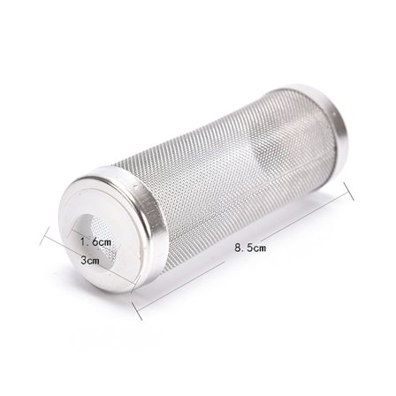 holdbart rustfrit stål filter mesh akvarie filter vagt fisk