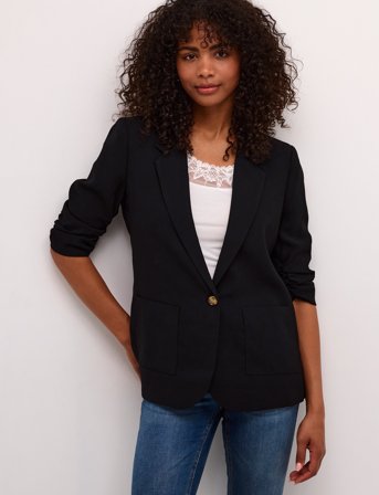 Cream Crcocamia Blazer - Black - 42