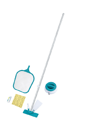 Bestway Aquaclear Poolrengöring Set Dekoration Blå