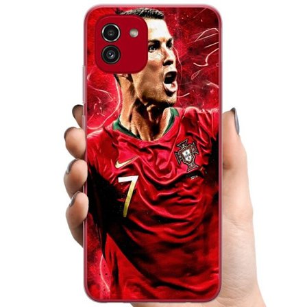 Yhteensopiva Puhelinkuori Samsung Galaxy A03 Cristiano Ronaldo