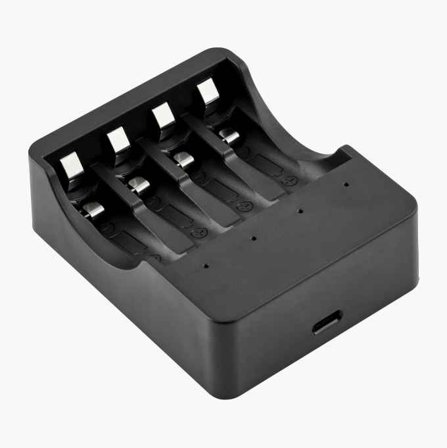 Batteriladdare AA/AAA Ni-MH 1–4 batterier