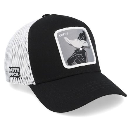 Capslab - Black - trucker - Cap - Looney Tunes Daffy Duck Black/White Trucker - Hatstore