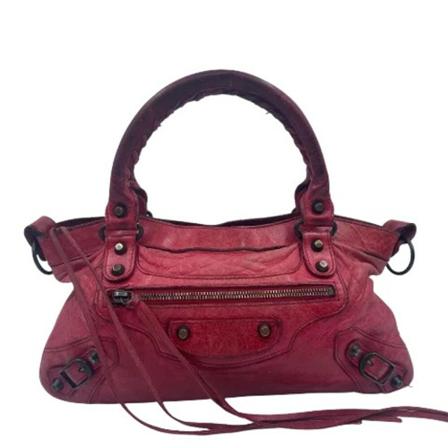 Balenciaga Vintage Pre-owned Læder balenciaga-tasker Rød, Dame Vintage Tasker, Størrelse: ONE Size