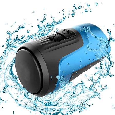 125dB Elektrisk Hög Cykelklocka med Stöldlarm-Blå, Cykel Ho