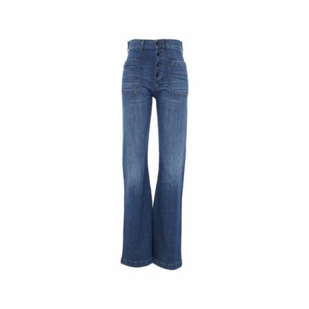 Department Five, Straight Jeans Blauw, Dames, Maat:W29