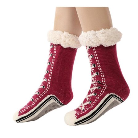 Bløde, fluffy sokker til kvinder, vinter, sjove, fluffy sokker, tegneserie, bløde sokker, hot