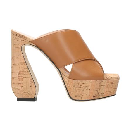 Sergio Rossi, Sandals Brązowy, Kobieta, Rozmiar: 36 EU