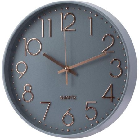 Stille Vægur Batteridrevet, 30 cm Moderne Quartz Design Dekorativt Vægur til Køkken og Kontor