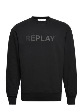 Jumper Second Life Sweatshirt Trøje Sort Replay