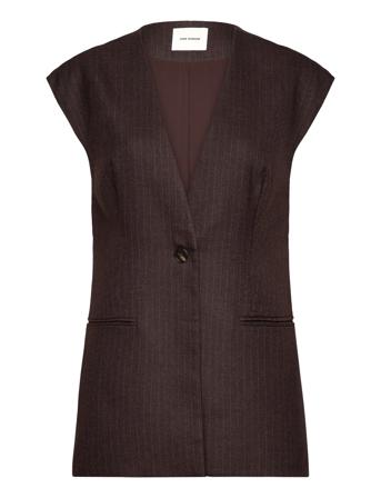 Vest Blazers Sleeveless Blazers Brown Sofie Schnoor