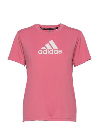 Primeblue Designed To Move Logo Sport Tee W Pink Adidas Performance