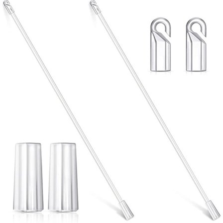 17 tommer 2 stykker blind stav lodrette persienner reservedele blind stang w