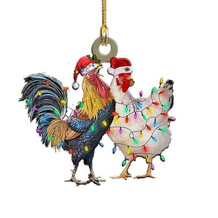 Julgranshängande Light-Up Chicken F F