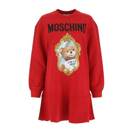 Moschino Short Kjole Rød, Dame