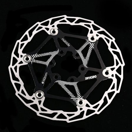 Deckas MTB-bromsskiva Flytande Belägg 160mm 6-bult Rotorer