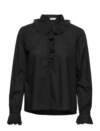 Evelynkb Blouse Bluse Langermet Svart Karen By Simonsen