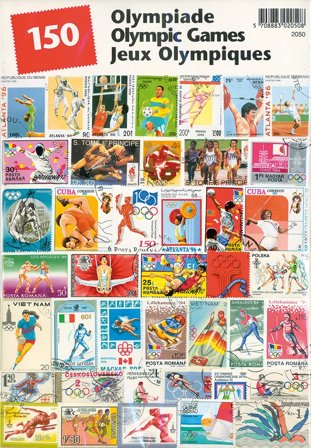 OL - Frimærkepakke - 150 frimærker