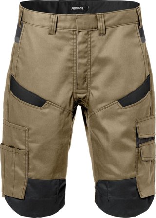 Fristads Herr Shorts 2562 STFP, Khaki/Svart