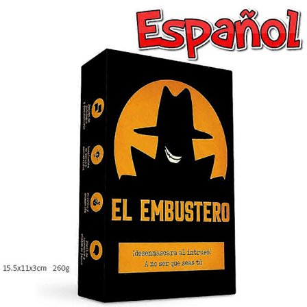 Oh Happy Games El Embustero Kan du afsløre ham? Bluffs Kreativitet Ordspil og mistanker Familiespil [D]