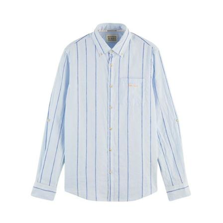 Scotch & Soda Shirts Blå, Herre Skjorter