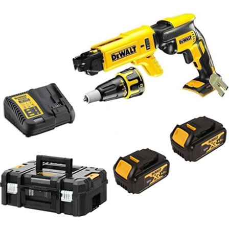 Dewalt DCF620M2K-QW Gipsskruvdragare med batteri och laddare, Maskiner