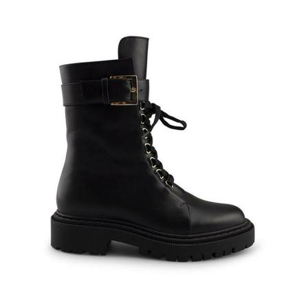 Deabused, Lace-up Boots Czarny, Kobieta, Rozmiar: 37 EU