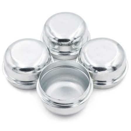 4 st 50 mm 49 mm Metall Hjulcentrum Navkapsel För Fälgtäckning Universal Dammtät Modifiering Bil Navkapsel Tillbehör Krom Silver