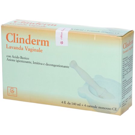 Clinderm Lavanda Vaginale 4 Flaconi 140ml