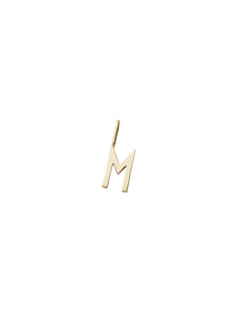 Design Letters Letter For Initial Necklace A-Z (18K Gold-Plated) - Gold - 10 MM