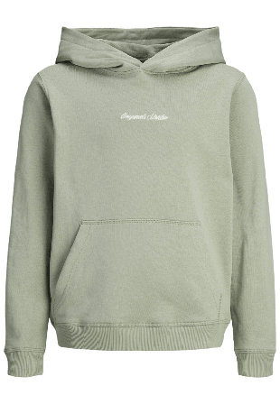 Jack & Jones JORNORREBRO EMB SWEAT HOOD Hoodies sweatshirts Herr Grön 176