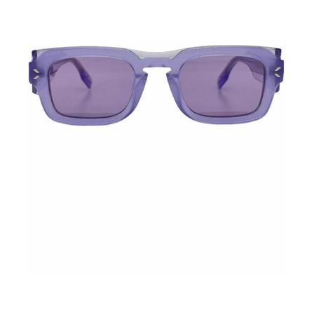 Alexander McQueen Bril , Paars , Dames , Maat: ONE Size Zonnebrillen