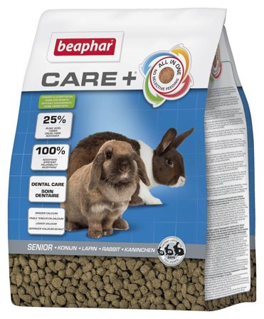 Beaphar CARE+ Senior Kaninfôr - 1,5kg